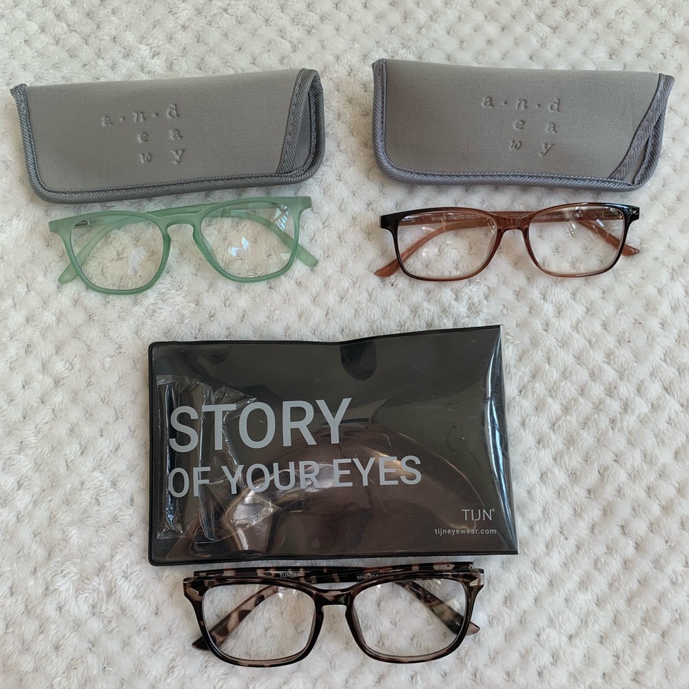 Blue light & readers! Sold as a bundle for $10